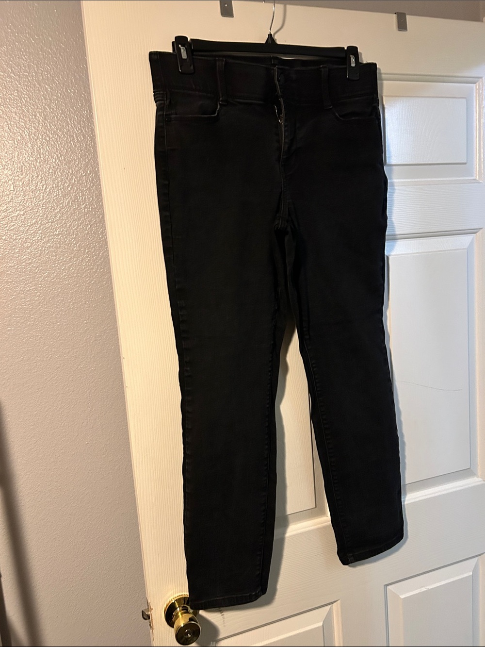 Nine West Black High-Rise Skinny Jeans
